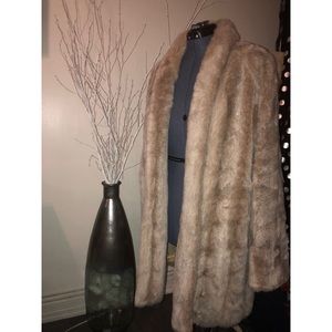Vintage faux fur coat!